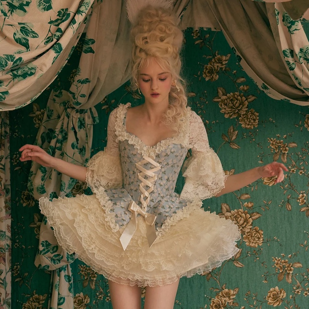 Elegant LaceMade Highness of The Melody Palace Corset Dress French Baroque